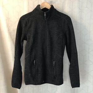 Champion Full Zip Knit Charcoal Jacket